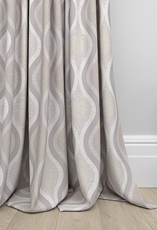 Deco, Chrome - Made to Measure Curtains